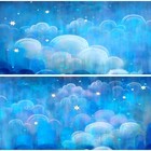 Фотосетка, из двух полотен по 320 × 155 см, с фотопечатью, «Волшебные облака» - фото 303335664