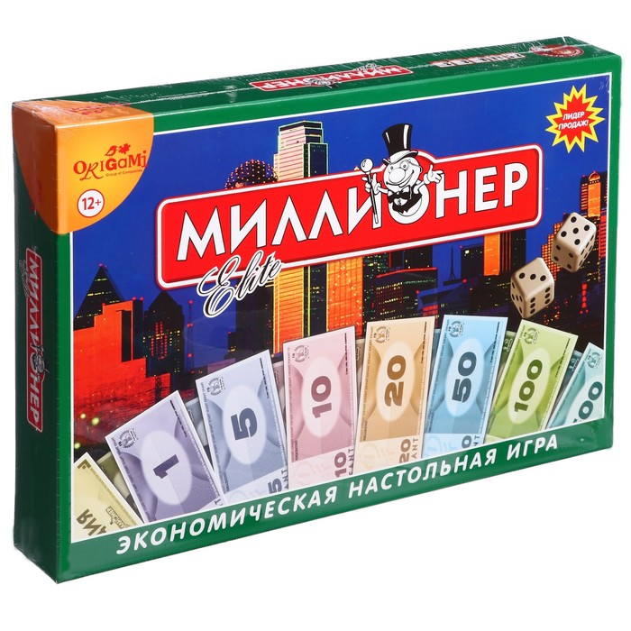 Настольная игра «Миллионер-элит», твёрдая коробка