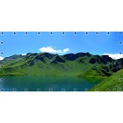 Фотосетка, 314 × 155 см, с фотопечатью, люверсы шаг 0.3 м, «Озеро и горы-2» - фото 291744509