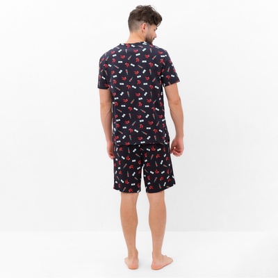 Пижама мужская KAFTAN Men's weekdays, размер 52