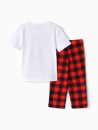 Пижама новогодняя детская: футболка, брюки, KAFTAN: Best friends, бело-красная, рост 110-116 см - Фото 11