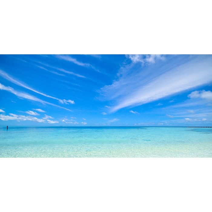 Фотосетка, 320 × 155 см, с фотопечатью, «Небо над морем» - Фото 1