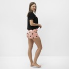 Комплект женский домашний (футболка/шорты), цвет персик, размер 54 - Фото 5
