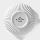 Миска Magistro Line, 350 мл, d=11.5 см, фарфор, белая - Фото 4