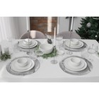 Миска Magistro Line, 350 мл, d=11.5 см, фарфор, белая - Фото 5