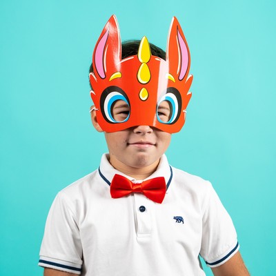 Карнавальный набор «Счастливчик» дракон (маска+бабочка)