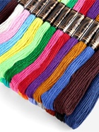 Нитки мулине, 8±1 м, набор 50 шт., разноцветные - Фото 2