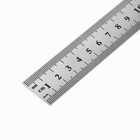 Метр металлический, 100 см (см/дюймы), толщина 0,8 мм - фото 9386664
