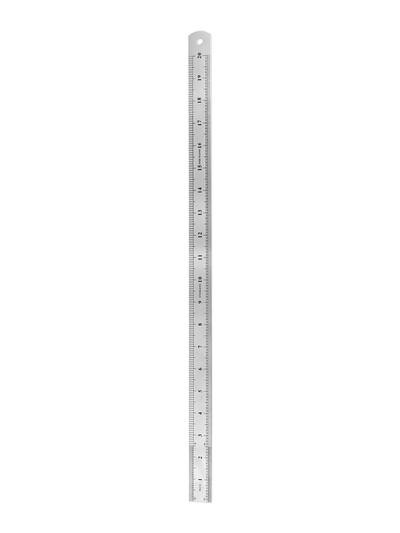 Линейка металлическая, пружинистая, 50 см, s=0.8 мм