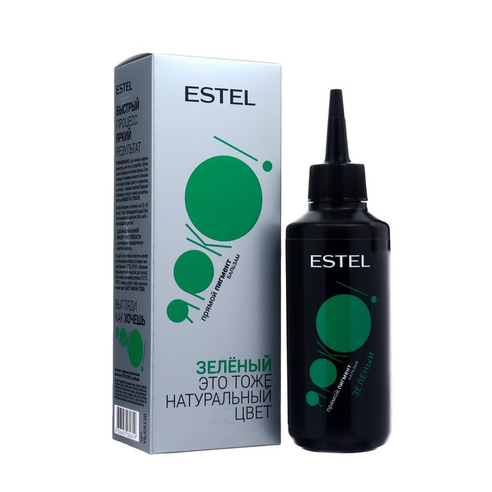 Бальзам зеленый  ESTEL с прямыми пигментами для волос, 150 мл - Фото 1