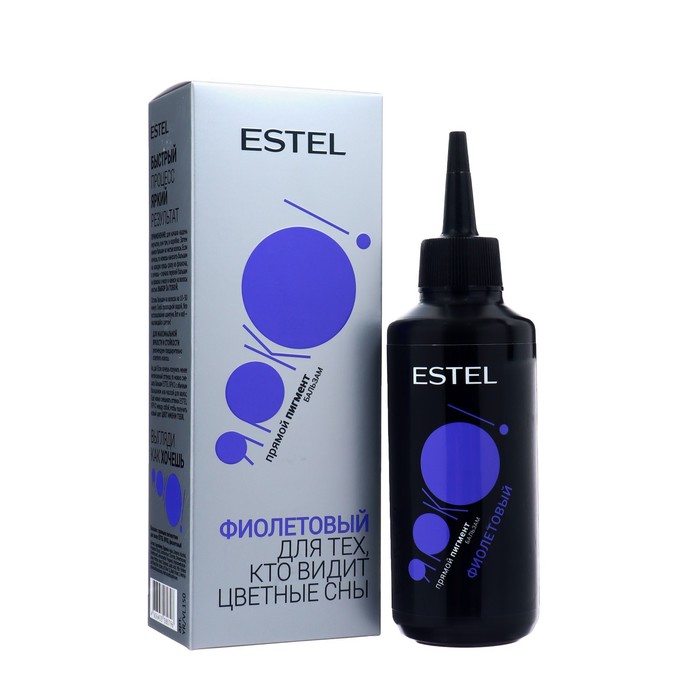 Бальзам фиолетовый ESTEL с прямыми пигментами для волос, 150 мл - Фото 1