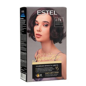 Крем-гель краска стойкая для волос ESTEL COLOR Горький шоколад