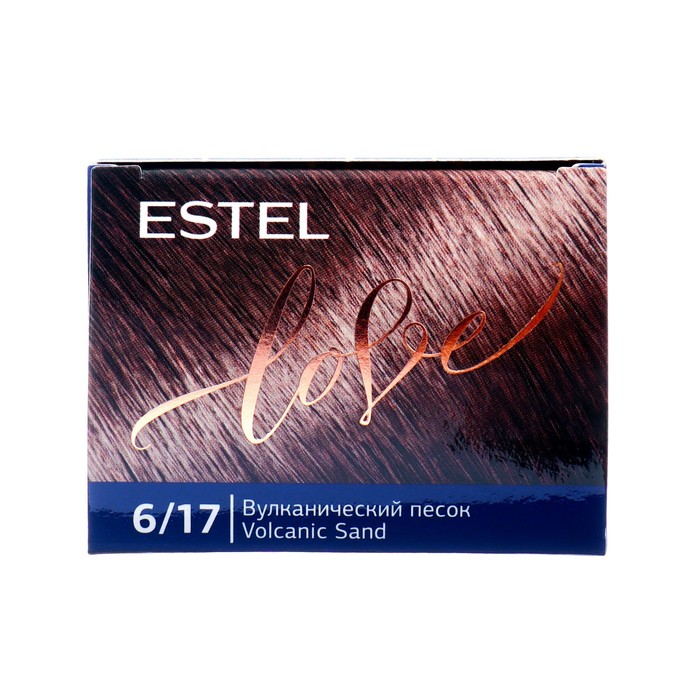 Стойкая крем-краска  для волос ESTEL LOVE тон 6/17 вулканический песок