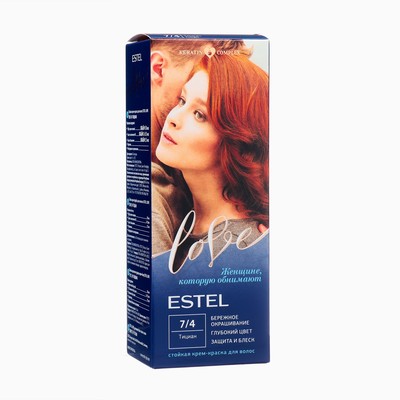 Стойкая крем-краска  для волос ESTEL LOVE тициан