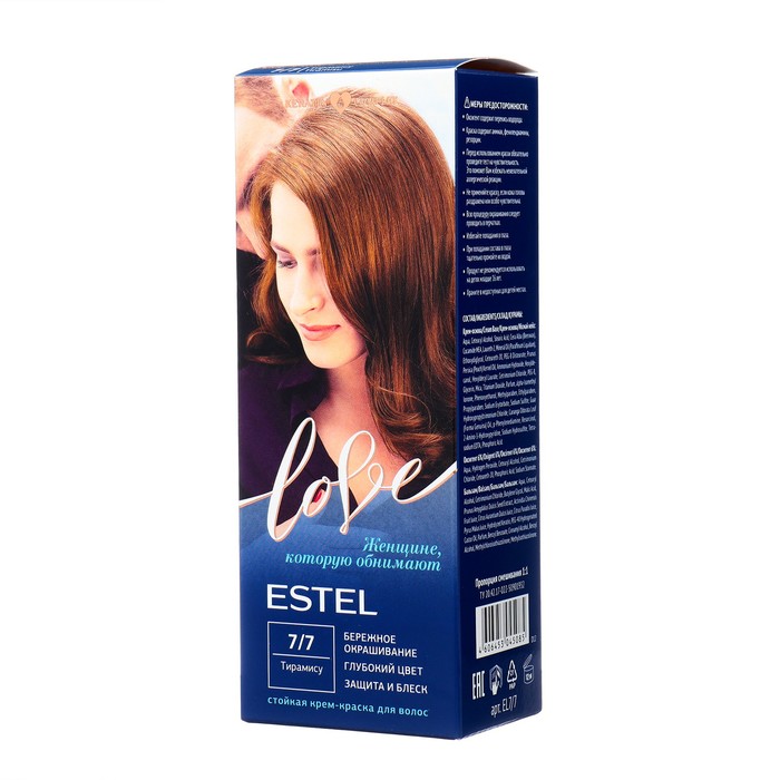Стойкая крем-краска  для волос ESTEL LOVE тирамису