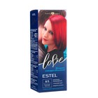 Стойкая крем-краска  для волос ESTEL LOVE гранатово-красный - фото 290230495