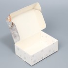 Коробка складная «Снежные шары», 14 х 10 х 5 см - фото 10955059
