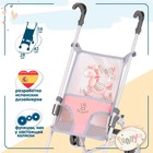 Коляска-трость для кукол DeCuevas Fanny, цвет розовый, высота ручки 56 см - Фото 2