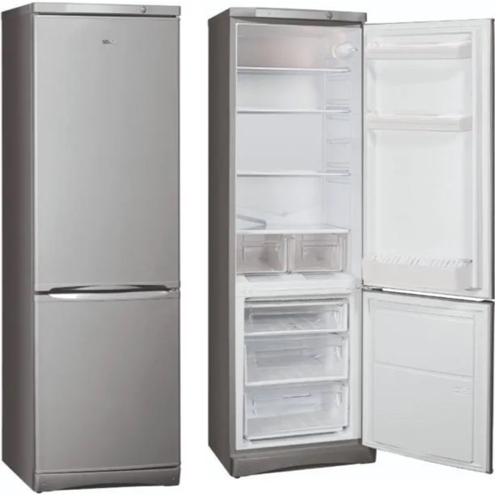 Холодильник Stinol STS 185 S, двуххкамерный, класс В, 339 л, серебристый