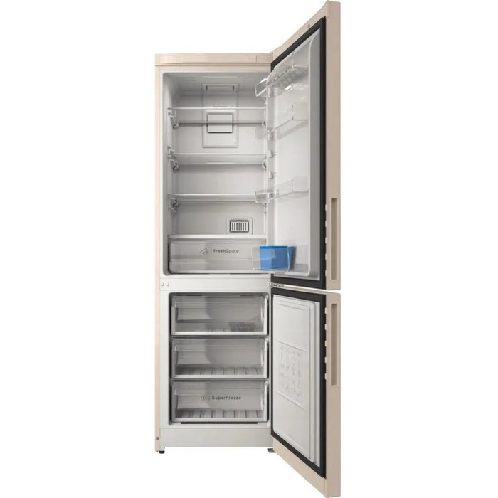 Холодильник Indesit ITR 5180 E, двуххкамерный, класс А, 298 л, бежевый
