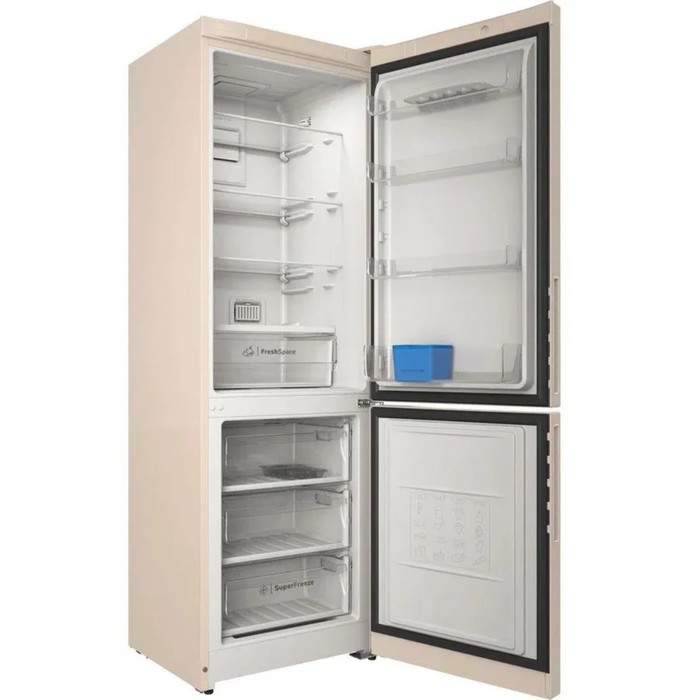 Холодильник Indesit ITR 5180 E, двуххкамерный, класс А, 298 л, бежевый