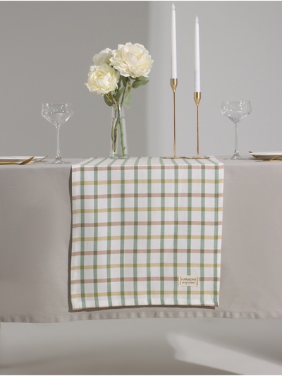Дорожка на стол «Этель» Harmony 40×150 см, 100% хлопок, рогожка 186 г/м²
