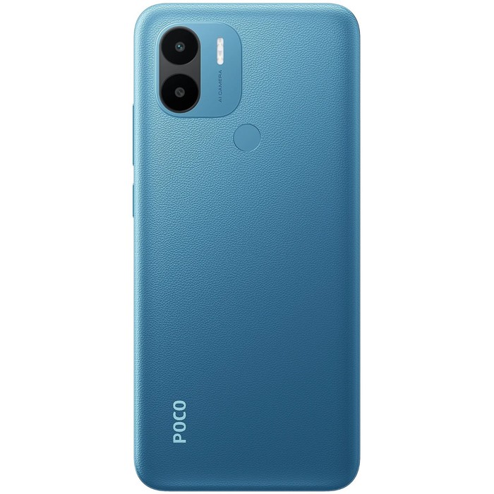 Смартфон Xiaomi POCO C51, 6.52", IPS, 2 Гб, 64 Гб, 8 Мп, 2 Sim, 5000 мАч, синий - фото 51330266