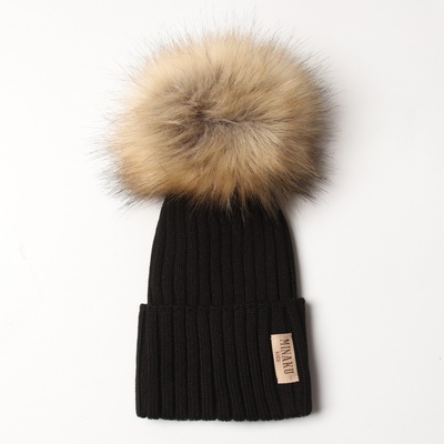 Шапка детская MINAKU, размер 48-50, чёрная