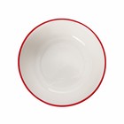 Салатник Доляна «Рождественские гномики», 580 мл, d=15 см, цвет белый - Фото 3