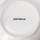 Салатник Доляна «Рождественские гномики», 580 мл, d=15 см, цвет белый - Фото 5