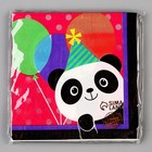 Салфетки бумажные «Панда с шариками», в наборе 20 шт. - фото 7447288