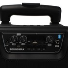 Портативная колонка Soundmax SM-PS4303, 60Вт, 2400мАч, FM, BT, microSD, USB, AUX, подсветка - фото 51330276 Портативная колонка Soundmax SM-PS4303, 60Вт, 2400мАч, FM, BT, microSD, USB, AUX, подсветка - фото 51330276