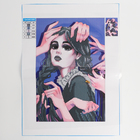 Алмазная мозаика с частичным заполнением на холсте «Девушка», 20×30 см - Фото 2