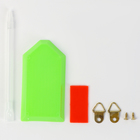 Алмазная мозаика с частичным заполнением на холсте «Девушка», 20×30 см - Фото 4