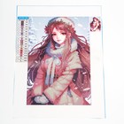 Алмазная мозаика на новый год с частичным заполнением на холсте «Снежная красавица», 20×30 см, набор для творчества - Фото 3