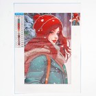 Алмазная мозаика на новый год с частичным заполнением на холсте «Нежность», 20×30 см, набор для творчества - Фото 3