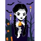 Алмазная мозаика с частичным заполнением на холсте «Девочка с косичками», 15×21 см - Фото 2