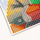 Алмазная мозаика на новый год с частичным заполнением на холсте «Лисичка», 15×21 см, набор для творчества - Фото 5