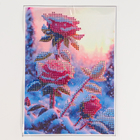 Алмазная мозаика на новый год с частичным заполнением на холсте «Розы», 15 х 21 см, новогодний набор для творчества - Фото 4