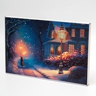 Алмазная мозаика на новый год с частичным заполнением с подрамником «Фонари», 20×30 см, новогодний набор для творчества - Фото 3