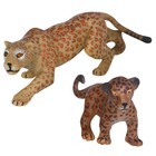 Набор фигурок «Мир диких животных: семья ягуаров», 2 фигурки - фото 294046961