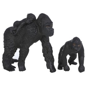 Набор фигурок «Мир диких животных: семья горилл», 2 фигурки