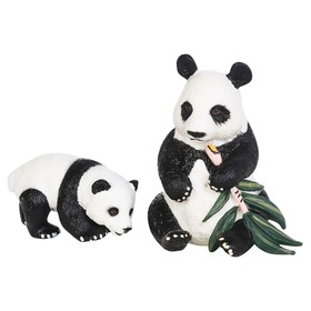 Набор фигурок «Мир диких животных: семья панд», 2 фигурки