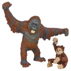 Набор фигурок «Мир диких животных: семья орангутанов», 2 фигурки - фото 294047026