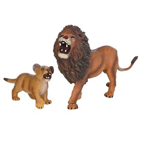 Набор фигурок «Мир диких животных: семья львов», 2 фигурки