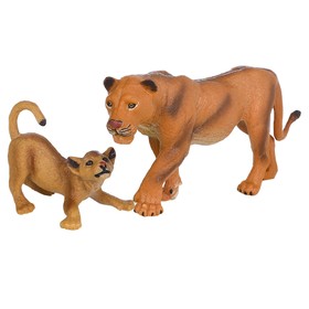 Набор фигурок «Мир диких животных: семья львов», 2 фигурки