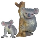 Набор фигурок «Мир диких животных: семья коал», 2 фигурки - фото 294047123