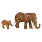 Набор фигурок «Мир диких животных: семья слонов», 2 фигурки - фото 2682285
