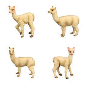 Набор фигурок «Мир диких животных: семья альпак», 4 фигурки