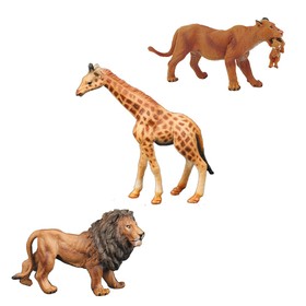 Набор фигурок «Мир диких животных», 3 фигурки